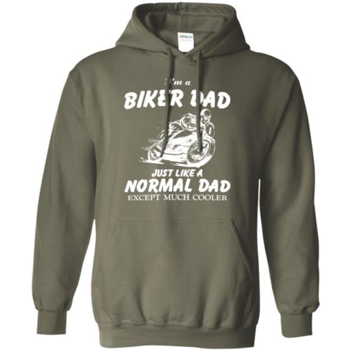 I’m biker dad except much cooler motorbiker father’s day hoodie