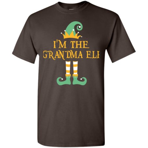 I’m the grandma elf christmas matching gifts family pajamas elves women t-shirt