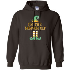 I’m the mommom elf christmas matching gifts family pajamas elves women hoodie