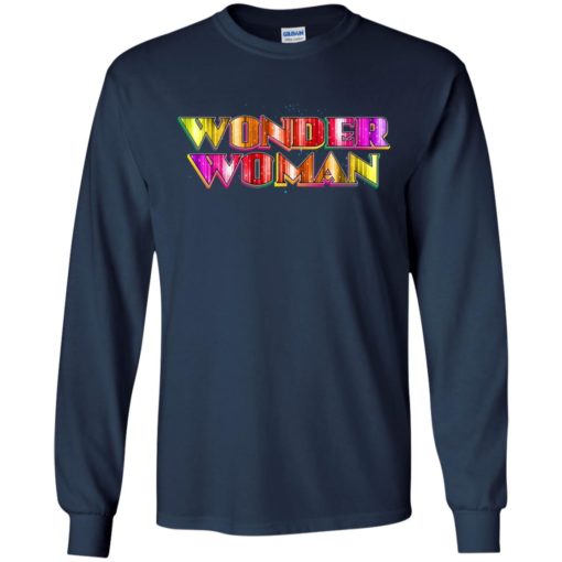 Wonder woman comical texture funny women gift for mom long sleeve