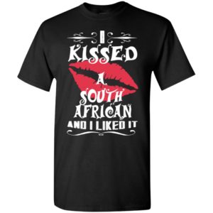 I kissed south african and i like it – lovely couple gift ideas valentine’s day anniversary ideas t-shirt