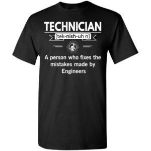 Technician definition funny classic christmas t-shirt