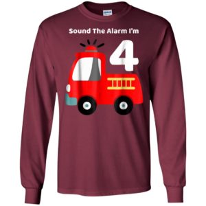 Fire fighter truck 4 year old birthday gift toys for boys girls long sleeve