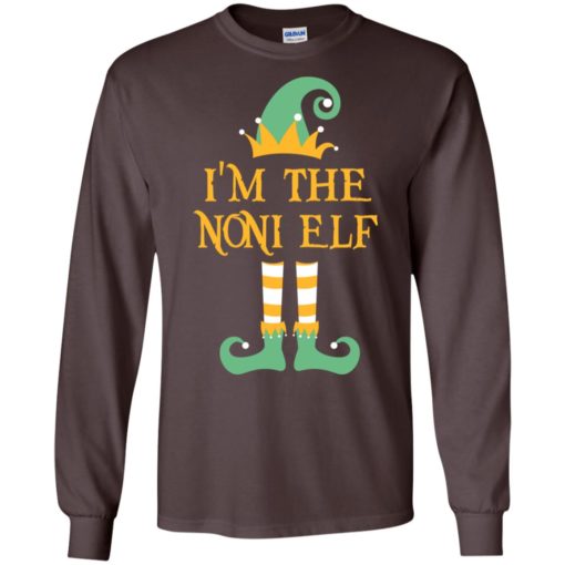 I’m the noni elf christmas matching gifts family pajamas elves women long sleeve