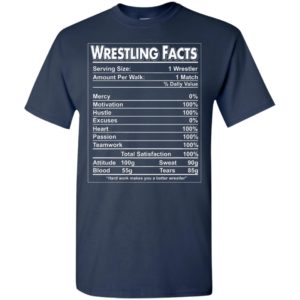 Wrestling facts shirt – wrestling team gift t-shirt