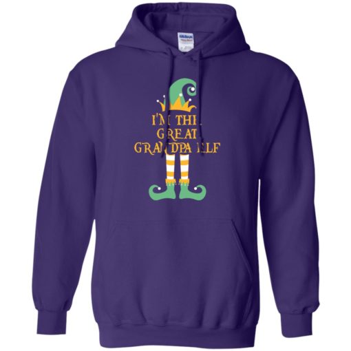 I’m the great grandpa elf christmas matching gifts family pajamas elves hoodie