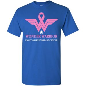 Breast cancer awareness wonder warrior gifts t-shirt