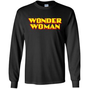 Wonder woman comical texture funny women gift for mother day long sleeve