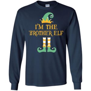 I’m the brother elf christmas matching gifts family pajamas elves long sleeve