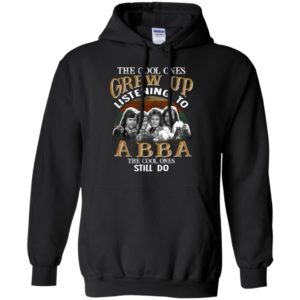 The cool ones grew up listening to abba music fans vintage hoodie