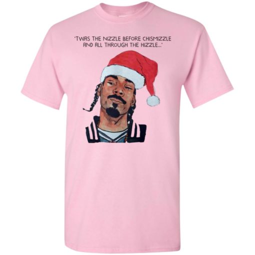 Snoop dogg wears christmas hat t-shirt