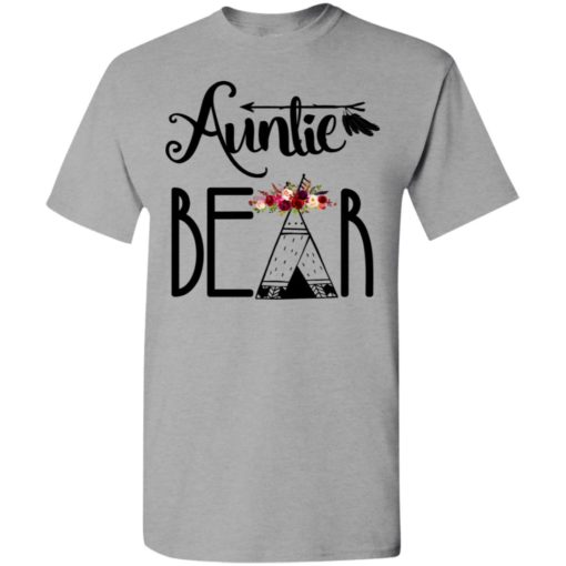 Auntie bear gift for auntie sister bear t-shirt