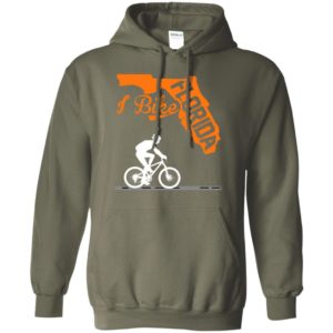 Biker i bike florida bicycling sport lover citizen fl hoodie