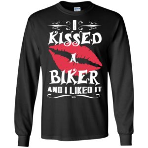 I kissed biker and i like it – lovely couple gift ideas valentine’s day anniversary ideas long sleeve