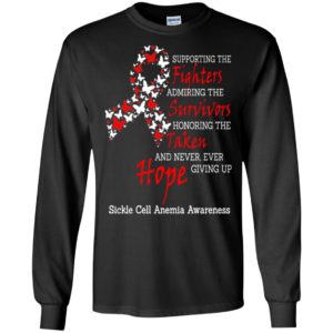 Sickle cell anemia awareness fighters survivors taken hope long sleeve