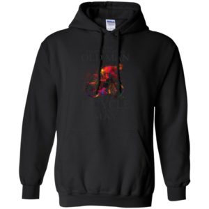 Never underestimate an old man with a bicycle who was born in may hoodie