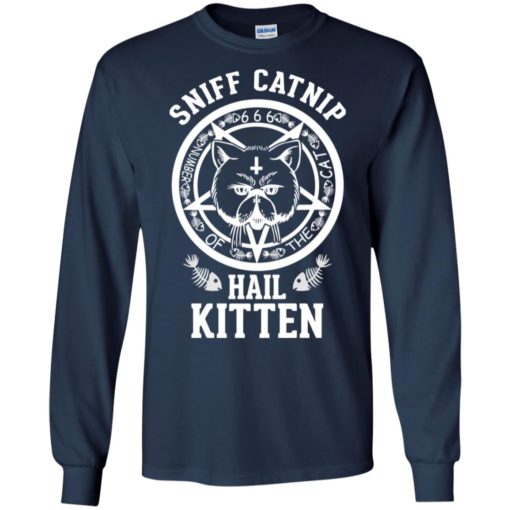 Sniff catnip hail kitten 666 – love cats halloween long sleeve