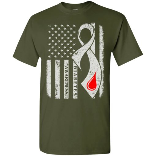 Diabetes awareness america fag t-shirt