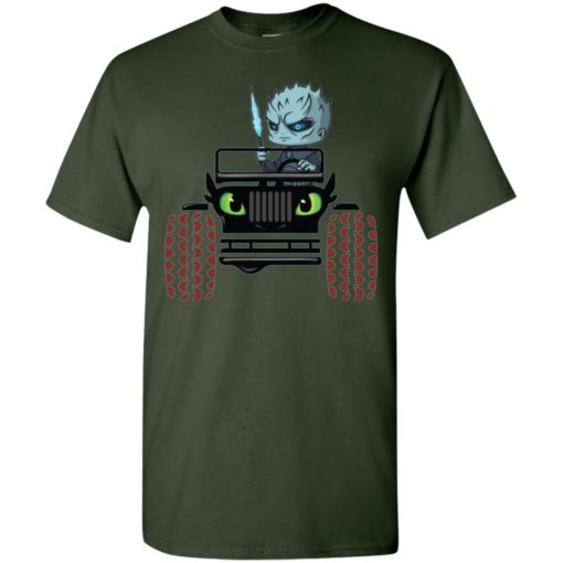 Got jeepin nightking funny winter is here thrones jeep gift t-shirt