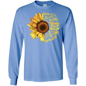Sunflower jeep cars – jeep lover – floral flower you are my sunshine long sleeve