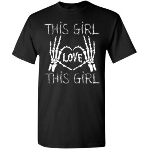 Lgqt halloween gift this girl loves this girl t-shirt