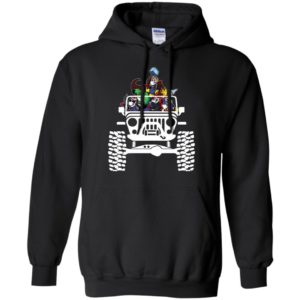Unicornvengers drives jeep funny unicorn lover avengers fans gift hoodie
