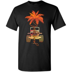 Jeep girl love her jeep beach summer coconut funny jeep lady gift t-shirt