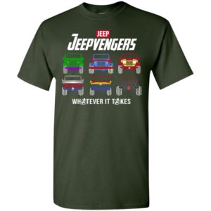 Jeepvengers whatever it takes endgame parody funny marvel movie fans jeep gift t-shirt