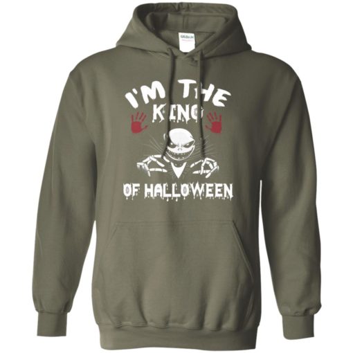 I’m the king of halloween skellington funny gift for father hoodie