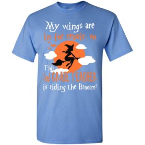 This 2nd grade teacher is riding the broom funny halloween gift t-shirt