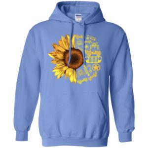 Sunflower jeep cars – jeep lover – floral flower you are my sunshine hoodie