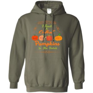 I teach the cutest pumpkins in the patch funny halloween teacher gift hoodie