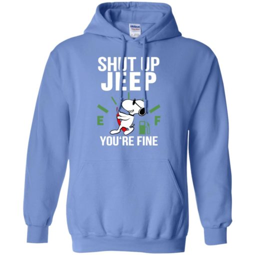 Shut up jeep you’re fine funny snoopy jeep lover christmas gift hoodie