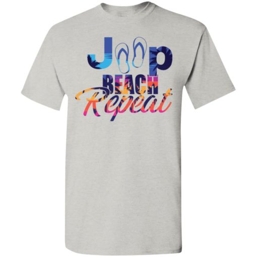 Jeep beach repeat funny jeep life lover summer gift t-shirt