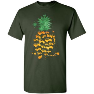 Pineapple jeep funny racing car summer gift t-shirt
