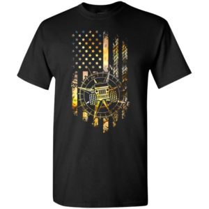 Jeep lover american flag compass artwork retro style t-shirt