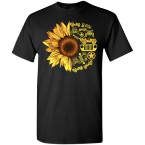 Sunflower jeep cars – jeep lover – floral flower you are my sunshine t-shirt