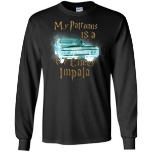 My patronus is a 67 chevy impala vintage car lover long sleeve