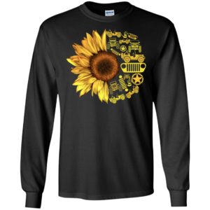 Sunflower jeep cars – jeep lover – floral flower you are my sunshine long sleeve