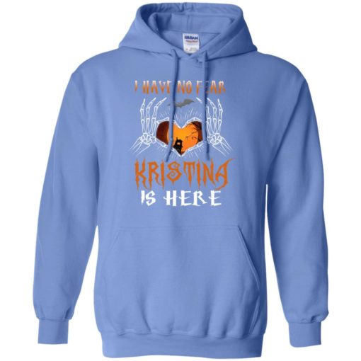 I have no fear kristing is here funny halloween gift hoodie