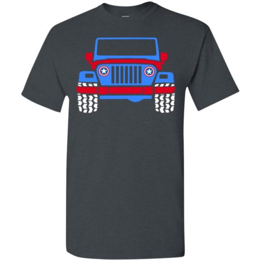 Captain jeep jeepvengers funny movie fans gift for racing car lover t-shirt