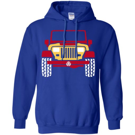 Iron jeep ironvengers funny movie fans gift for jeep lover hoodie