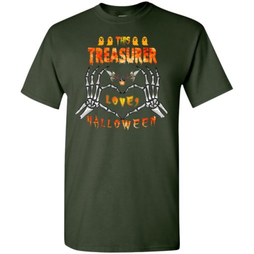 This treasurer loves halloween funny t-shirt