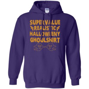Supervalue rerlistic halloweeny ghoulshirt funny halloween gift hoodie