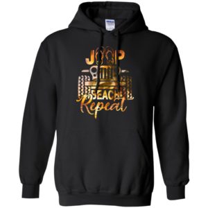 Jeep beach repeat funny travel jeep buddy gift hoodie