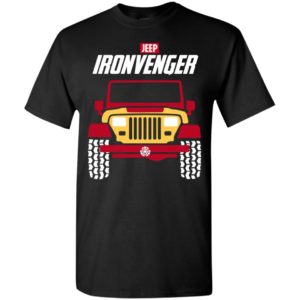Iron jeep man ironvengers funny movie fans gift for jeep lover t-shirt