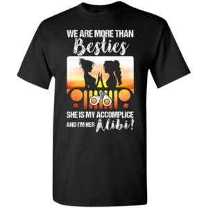 We are more than besties funny jeep lady lover gift for girlfriends lgqt t-shirt