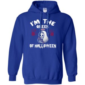 I’m the queen of halloween lady skellington funny gift for mother hoodie