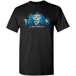 Jesus is my superhero cool christmas faith gift for swimmer t-shirt