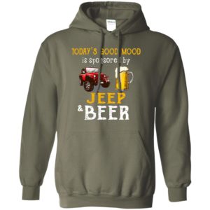 Today’s good mood is sponsored by jeep and beer hoodie